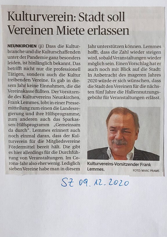 Kulturverein: Stadt soll Vereinen Miete erlassen 